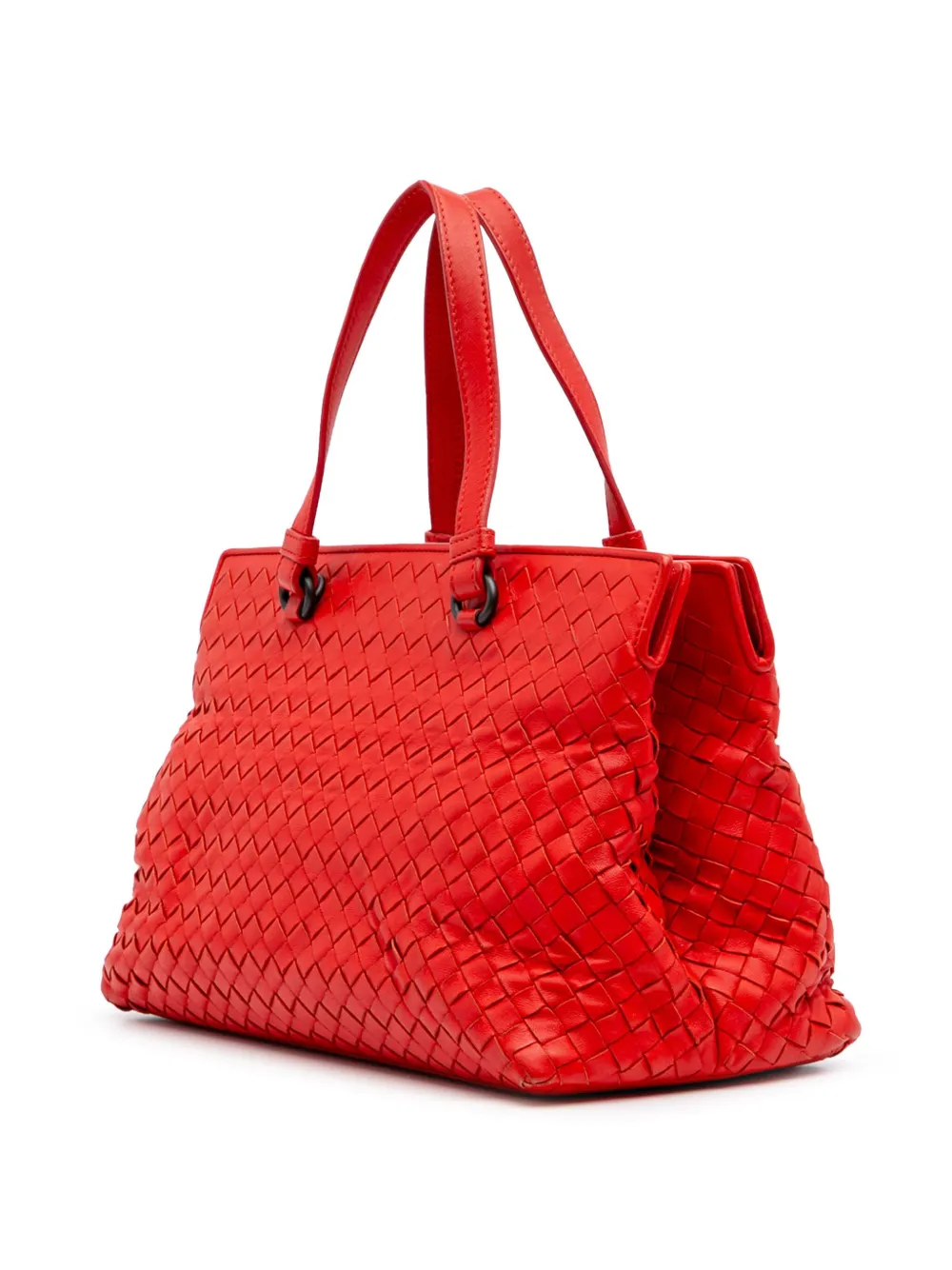 Pre-owned Bottega Veneta 2012-2024 Nappa Intrecciato Satchel