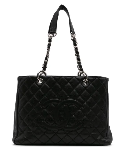CHANEL Pre-Owned 2006-2008 Caviar Grand Shopping tote bag