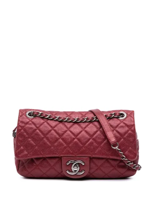 Sac porté épaule Easy Flap médium (2012) - CHANEL Pre-Owned - Modalova