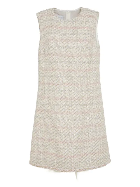 Giambattista Valli Verziertes Tweed-Minikleid