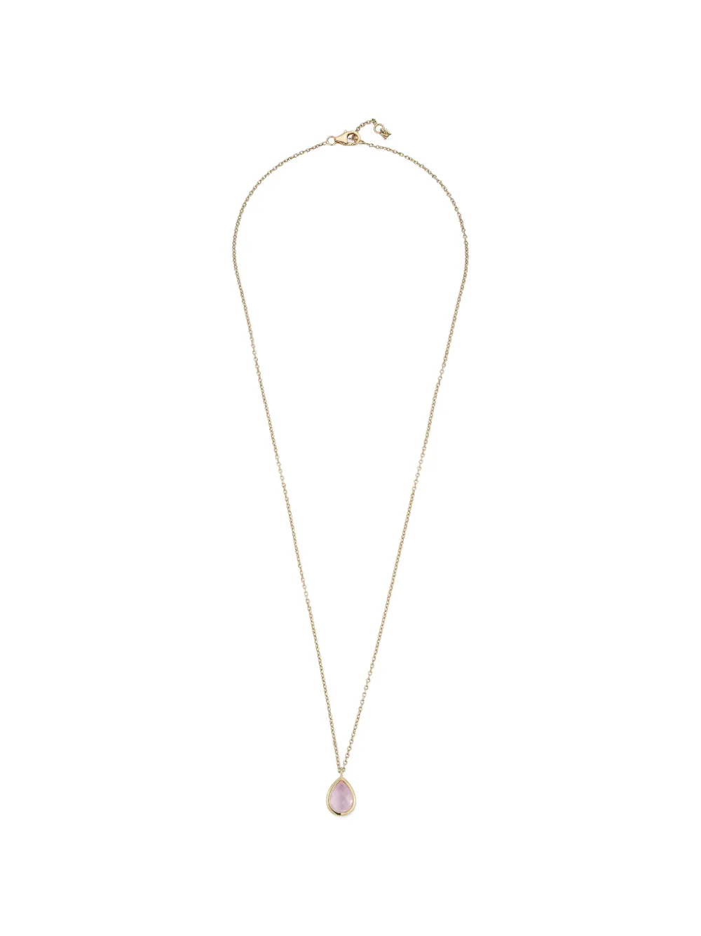 Mateo 14K yellow gold pink topaz necklace - Oro