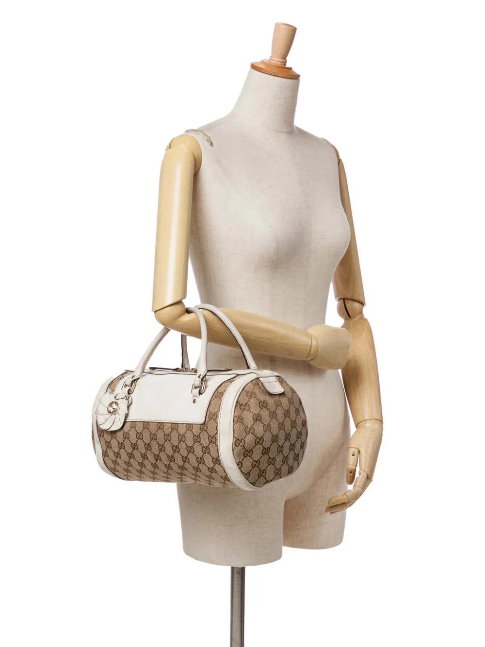 Gucci Pre-Owned 2000-2015 GG Canvas Trophy boston bag | Pre-Owned | Image 2