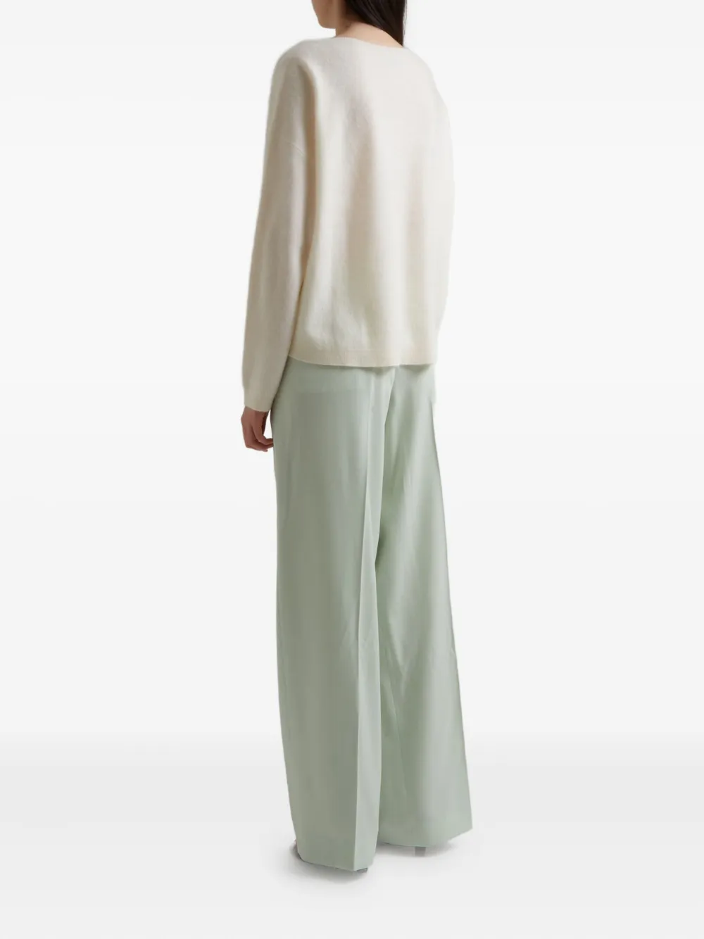 alice + olivia Williams trui met V-hals Beige