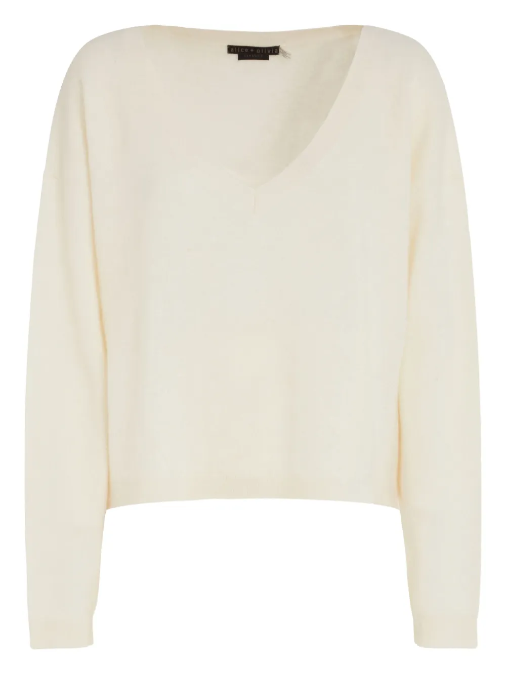 Alice + olivia Williams trui met V-hals Beige