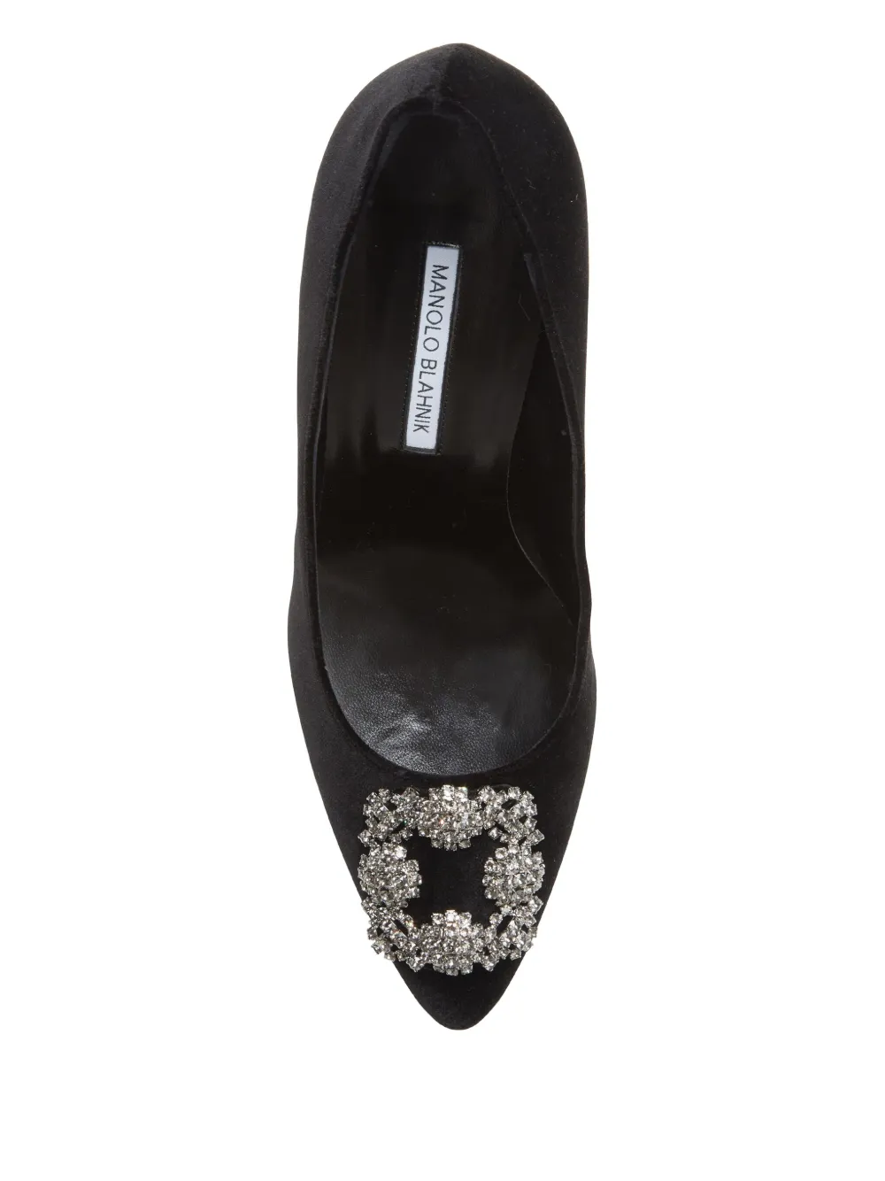 Manolo Blahnik 70mm Hangisi pumps Zwart