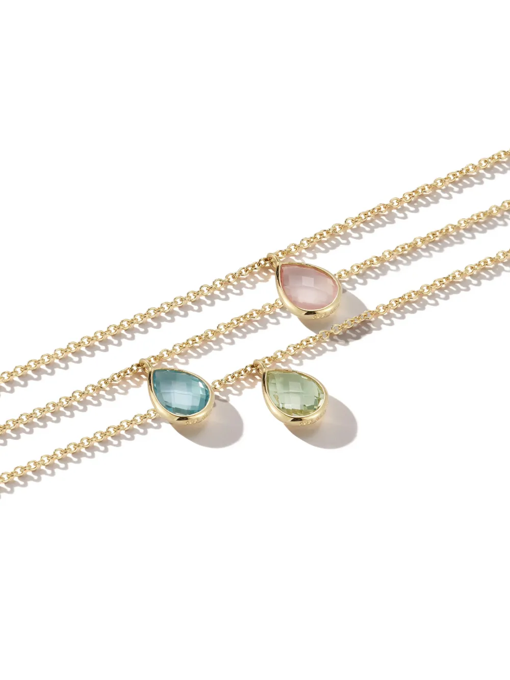  Mateo Topaz Anklet Bracelet - Gold 