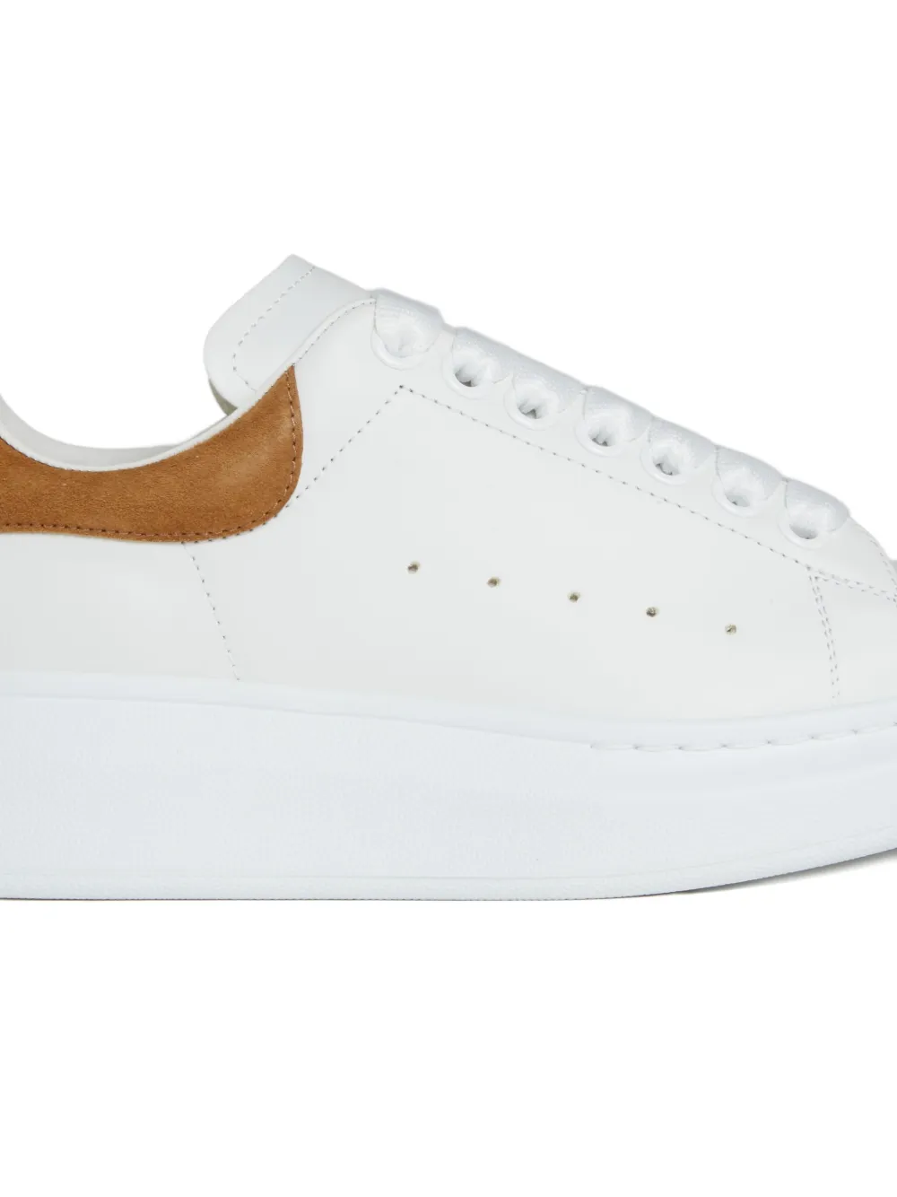 Alexander McQueen Oversized suede-panel leather sneakers | Low-Tops | Image 2