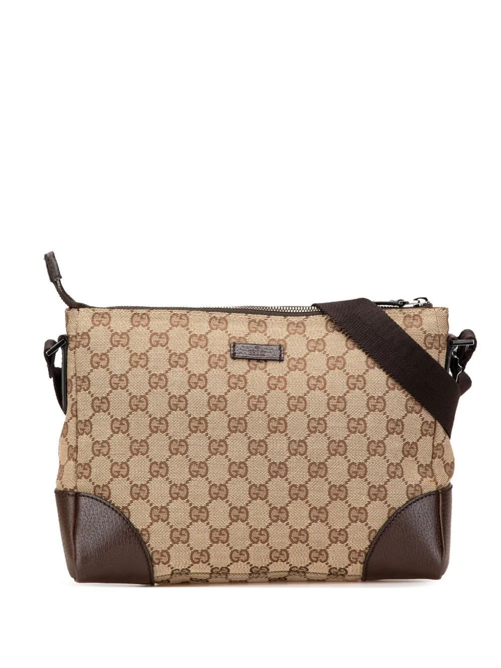 Pre-owned Gucci 2000-2015 Gg Canvas Crossbody Bag