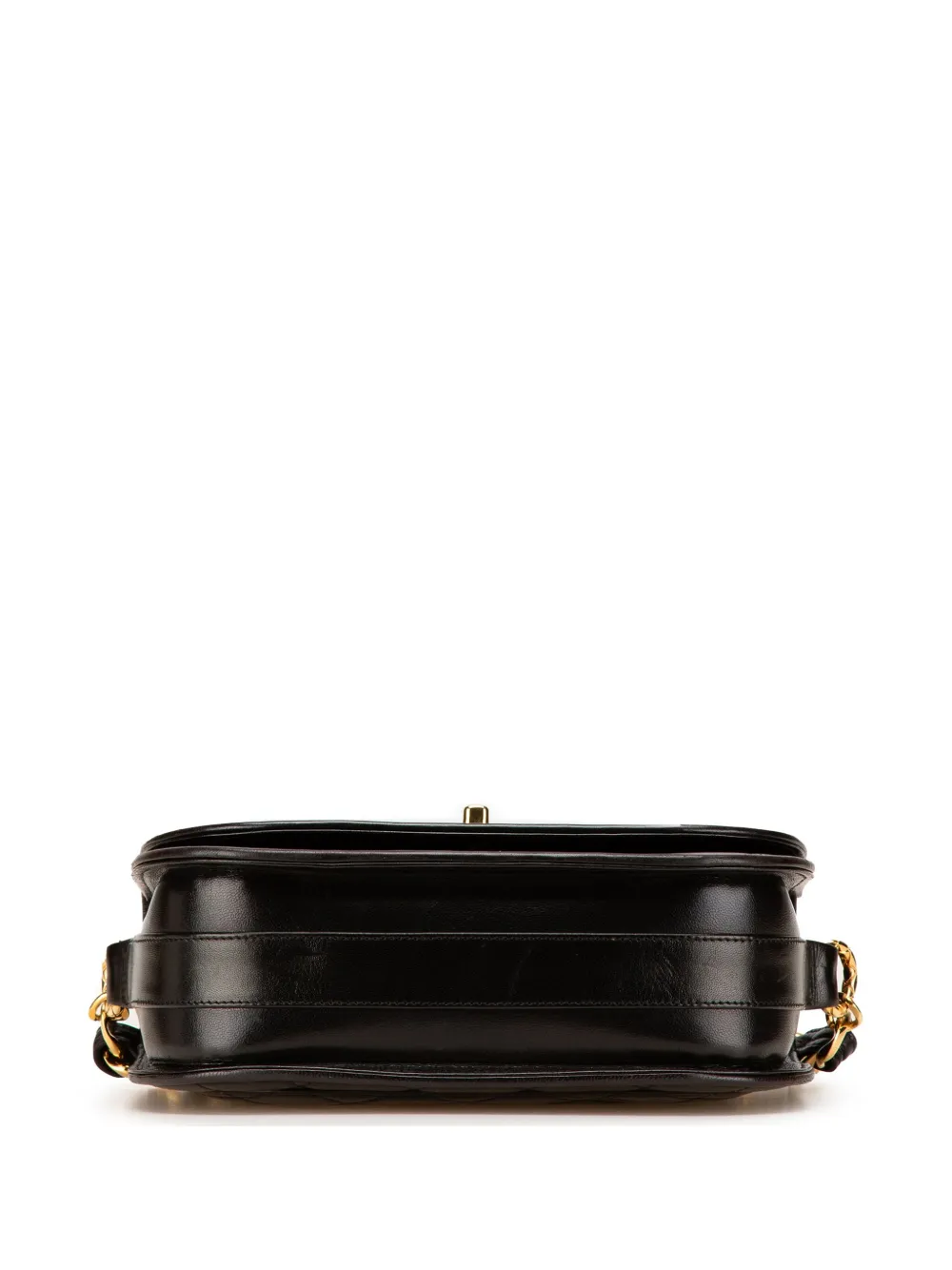 CHANEL Pre-Owned 1991-1994 CC 퀼팅 램스킨 체인 플랩 크로스 백 | 블랙 | FARFETCH KR