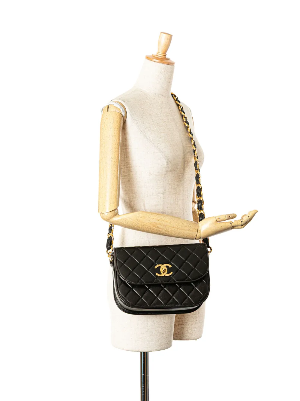 CHANEL Pre-Owned 1991-1994 CC Quilted Lambskin Chain Flap crossbody bag | Pre-Owned | Image 2