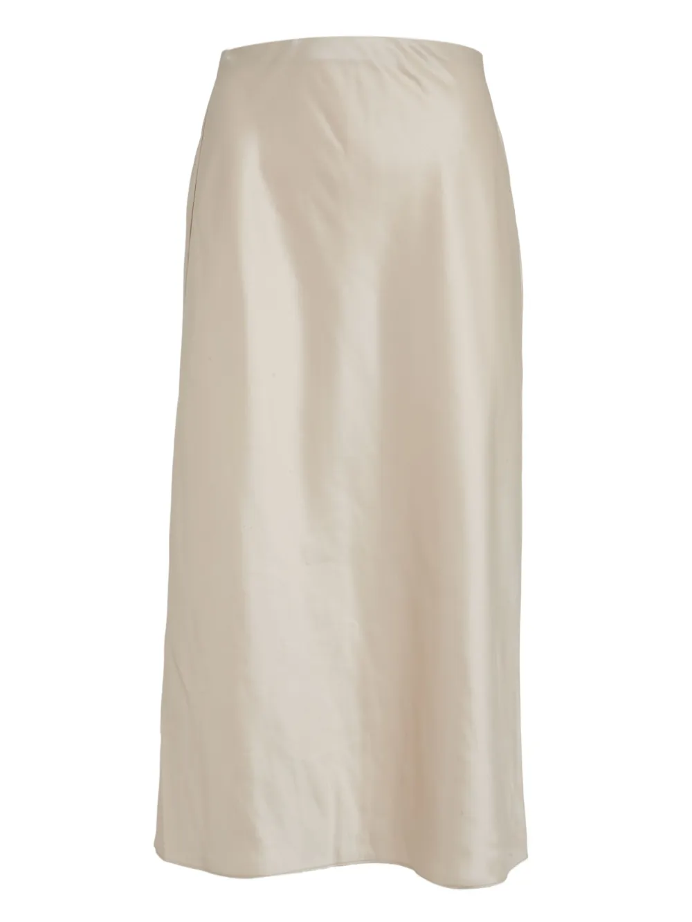 Alice + olivia Maeve satin midi skirt Beige