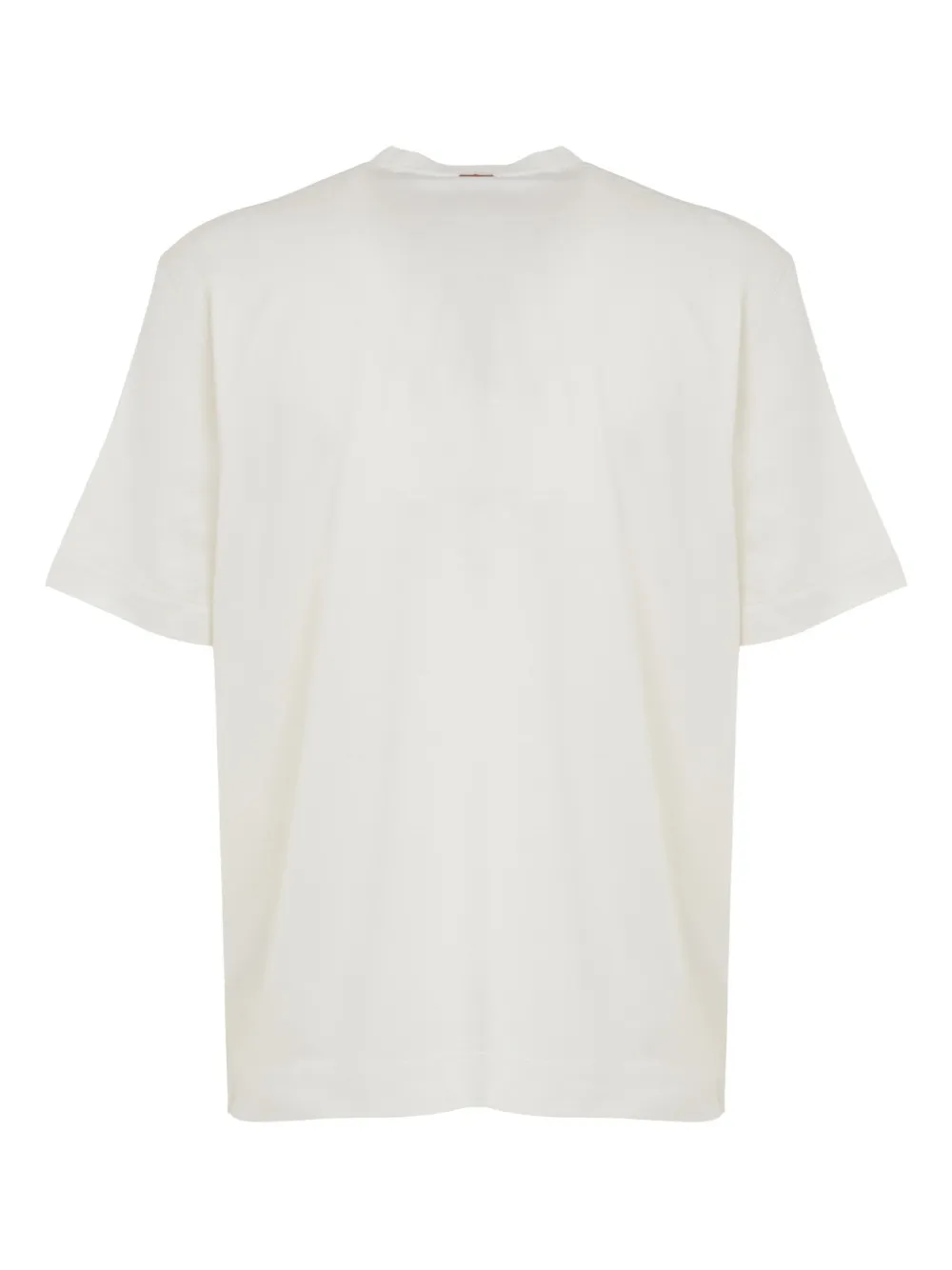 Zegna crew-neck short-sleeve T-shirt Beige