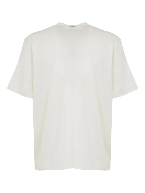 Zegna crew-neck short-sleeve T-shirt | Neutrals | FARFETCH