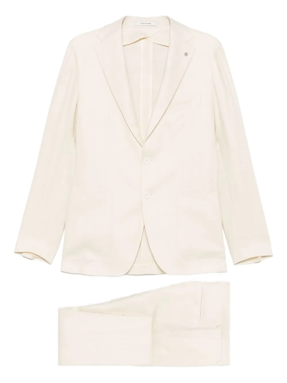 Tagliatore linen two-button suit | Neutrals | Image 1