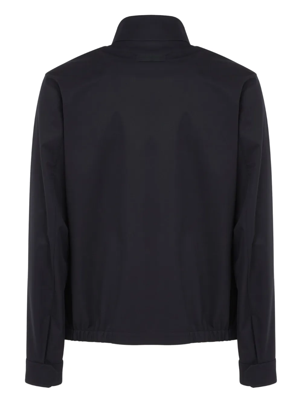 Zegna high-neck zip-front jacket Blauw