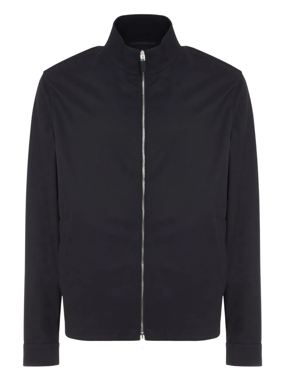 Zegna high-neck zip-front jacket Blauw