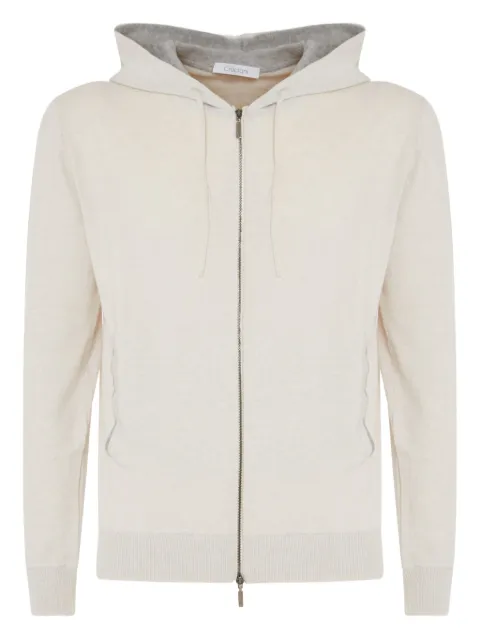 Cruciani zip-up hoodie