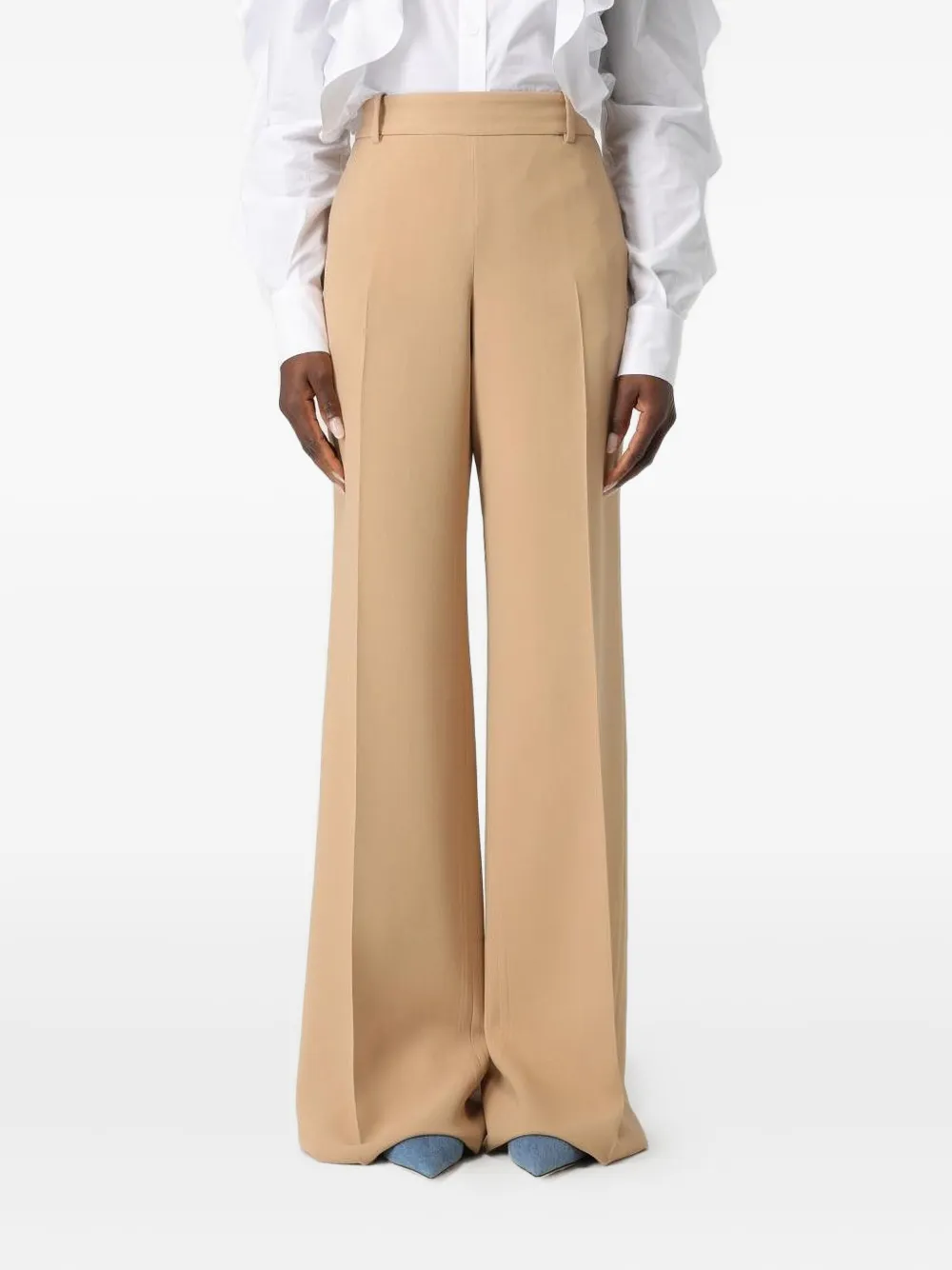 Ermanno Scervino wide-leg trousers Beige