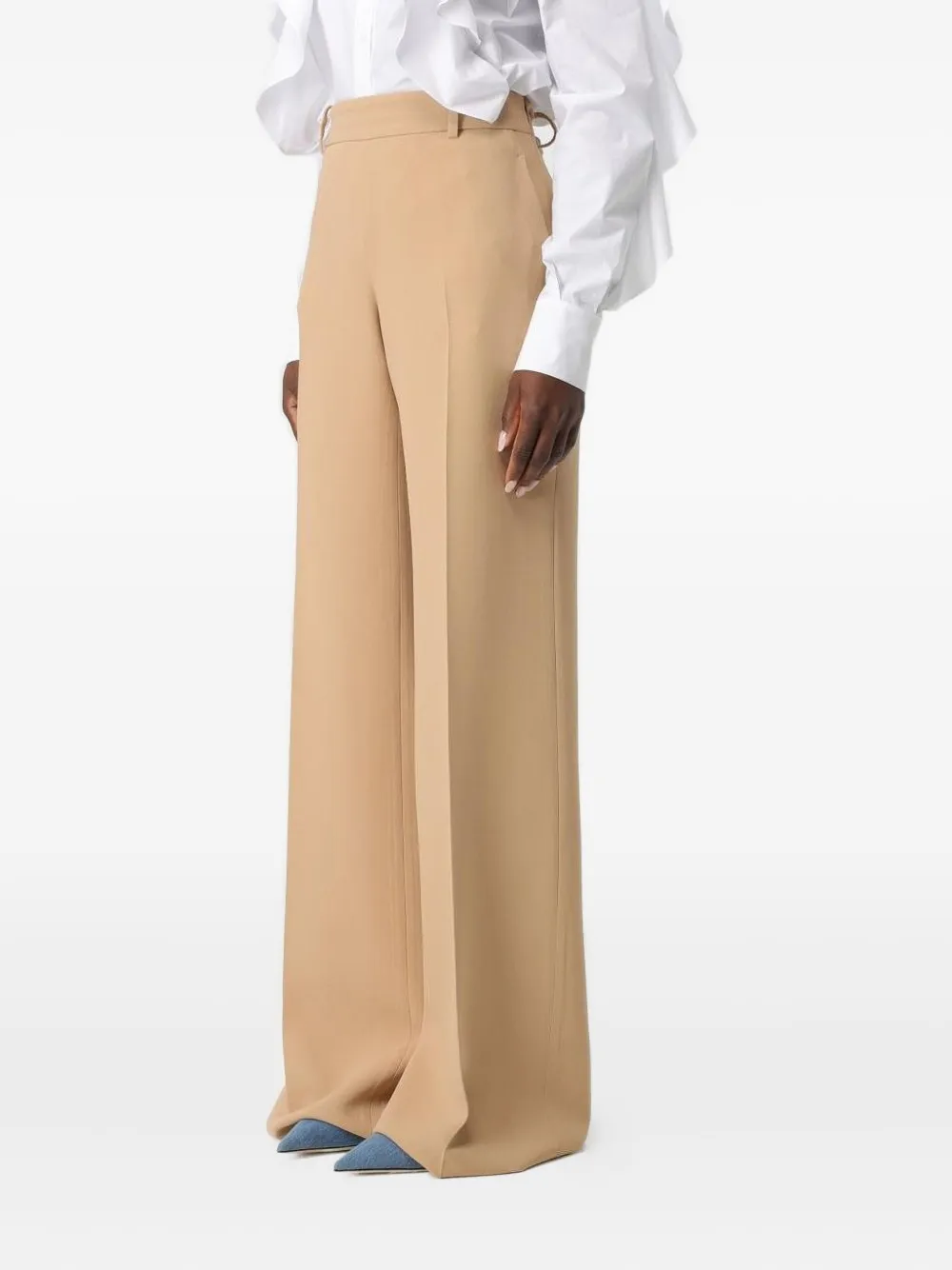 Ermanno Scervino wide-leg trousers Beige