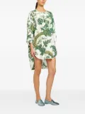 F.R.S For Restless Sleepers Alcibia floral-print button dress - White