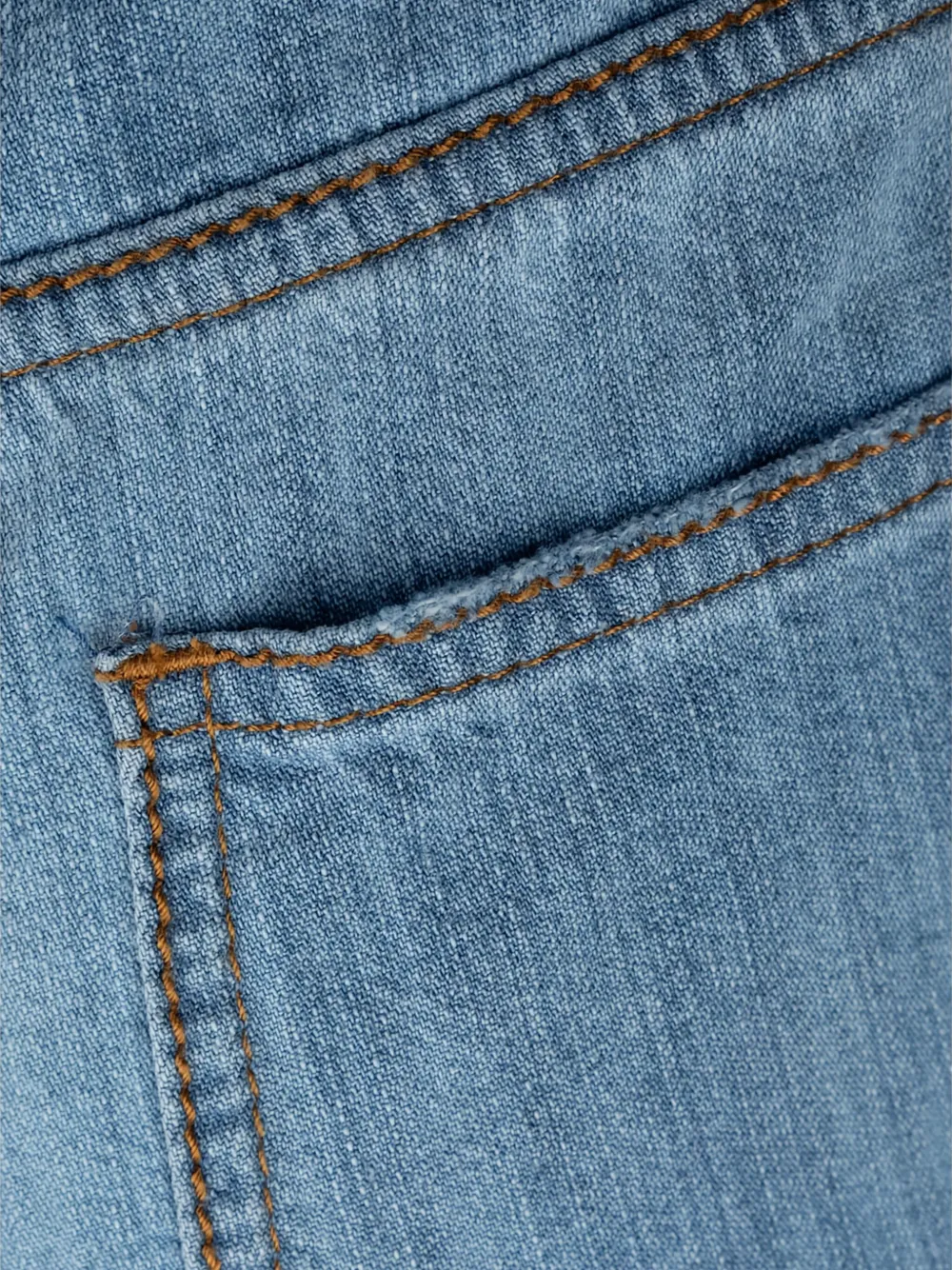 Ermanno Scervino Embroidered-detail Cotton Jeans In Blue