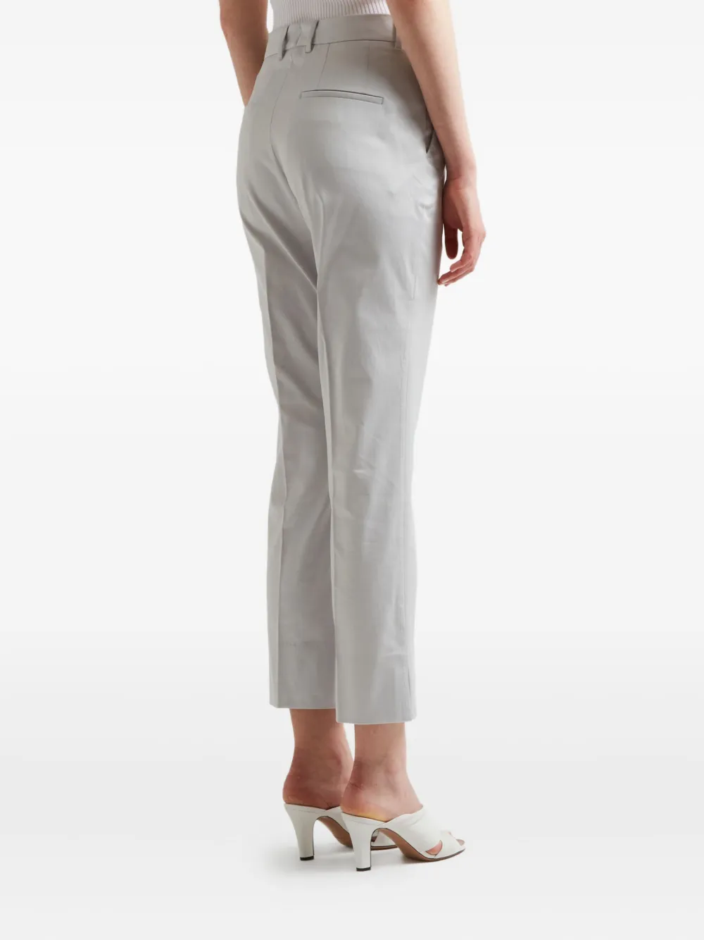 Incotex Broek met platte voorkant Grijs