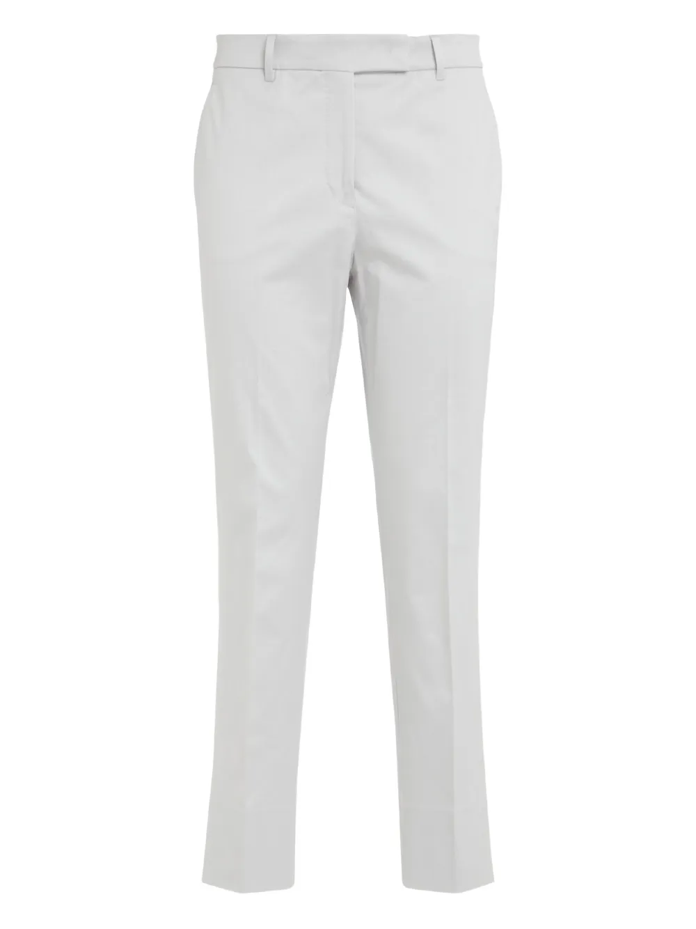 Incotex flat-front trousers Grijs