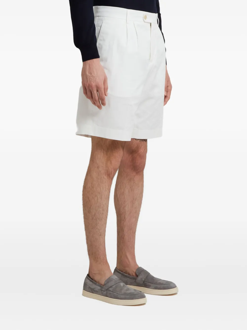 Brett Johnson pleated drawstring shorts | Bermuda Shorts | Image 2