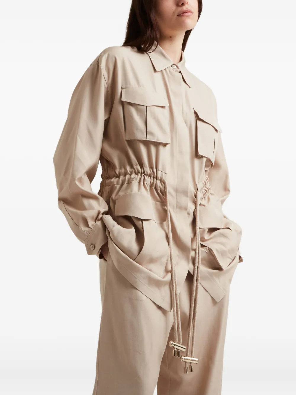 Elie Saab Drawstring-waist Jacket