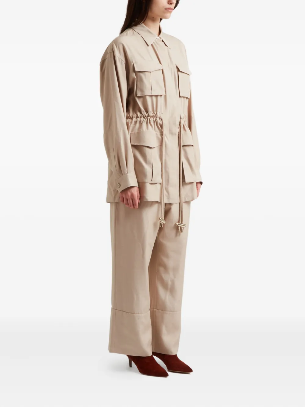 Elie Saab Drawstring-waist Jacket