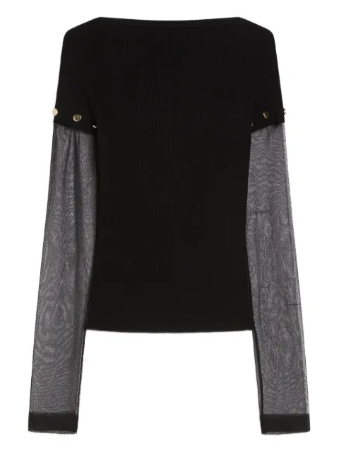 Max Mara top tejido de canalé