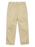Human Made logo-embroidered trousers - Neutrals