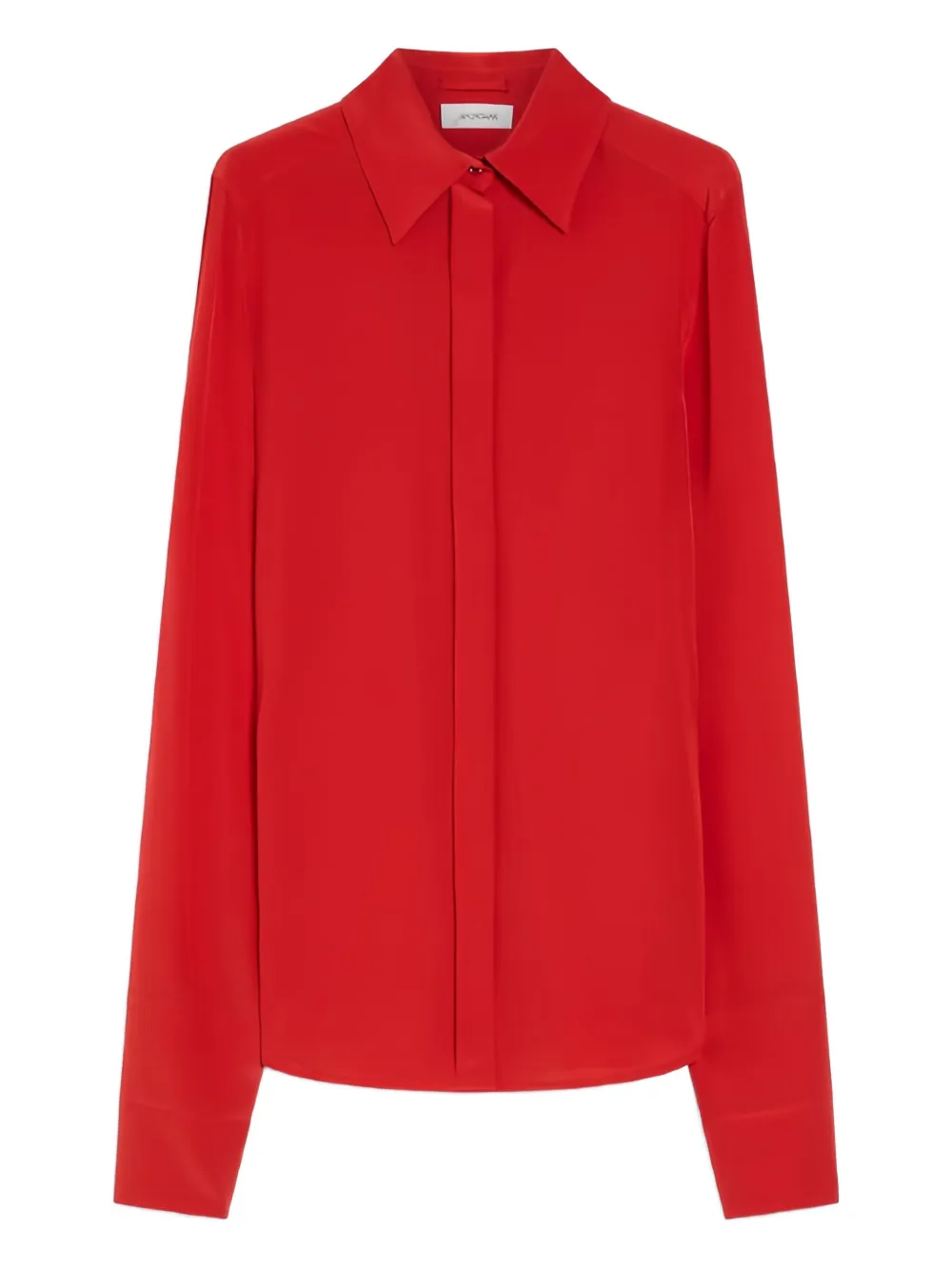 Max Mara long-sleeve tailored shirt - Rood