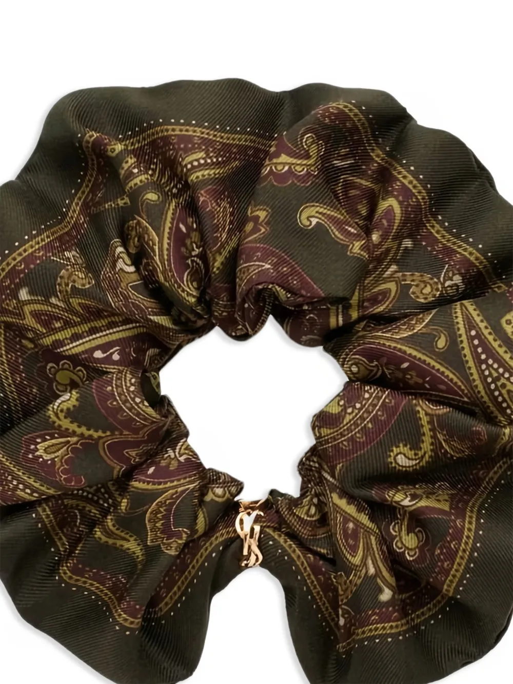 Saint Laurent patterned silk scrunchie | Image 2