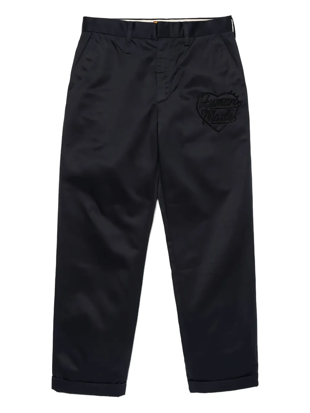 Human Made logo-embroidered trousers - ブルー Human Made logo-embroidered trousers - ブルー