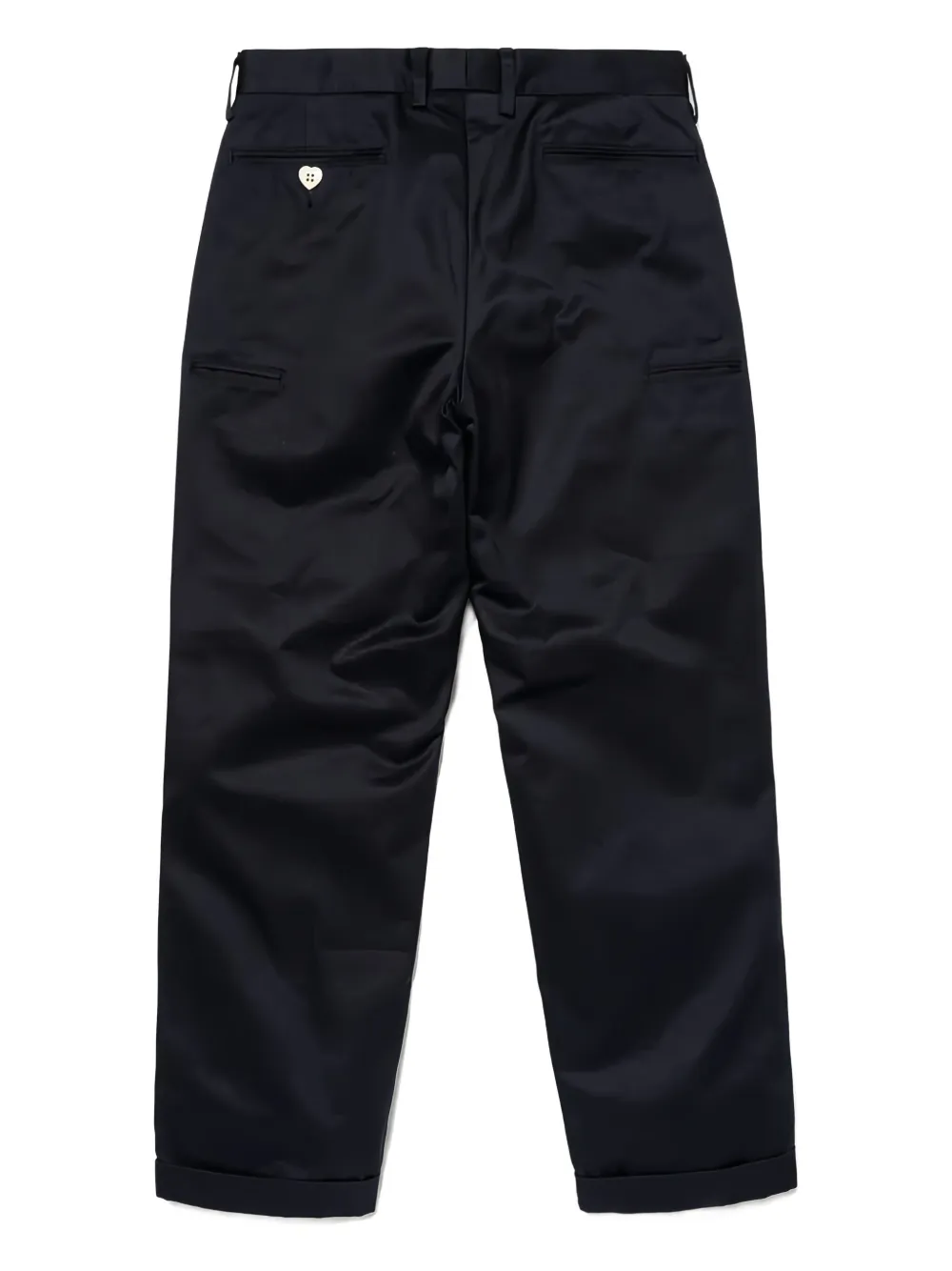 Human Made logo-embroidered trousers - Blauw