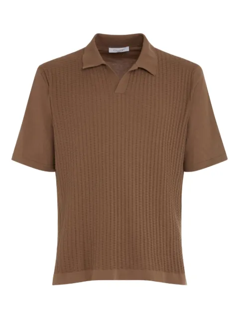 Cruciani textured polo shirt