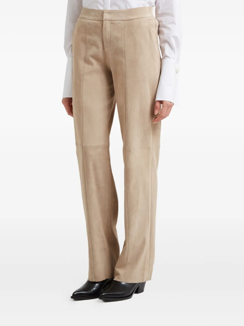 Stouls Broek met suède vlak - Beige