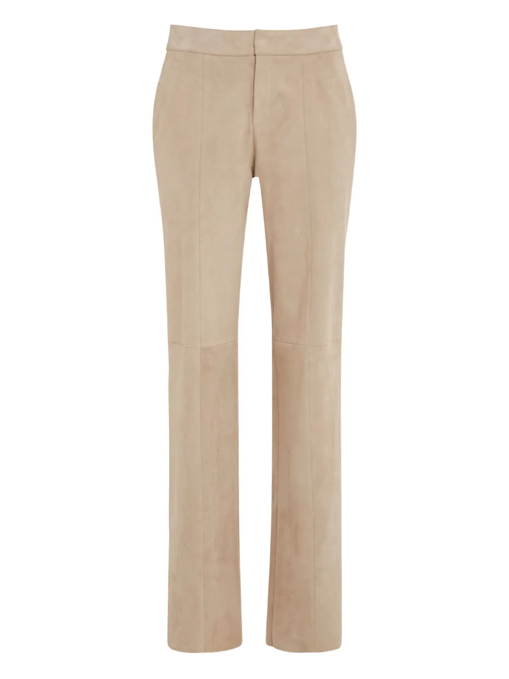 suede panel trousers