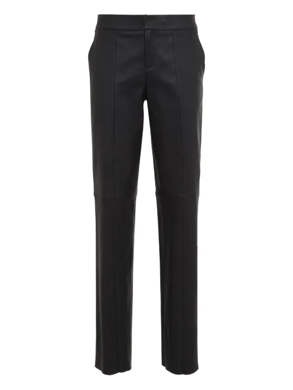 Stouls Seams-detail Trousers in Black
