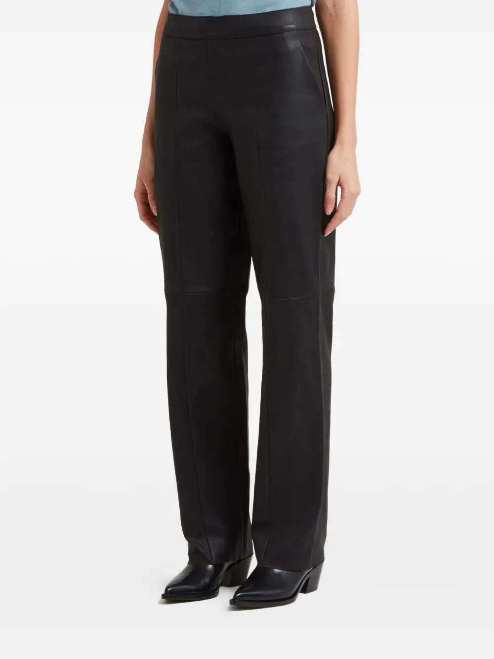 Stouls Broek met naden detail - Zwart