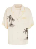 ZIMMERMANN palm-tree print shirt - Neutrals