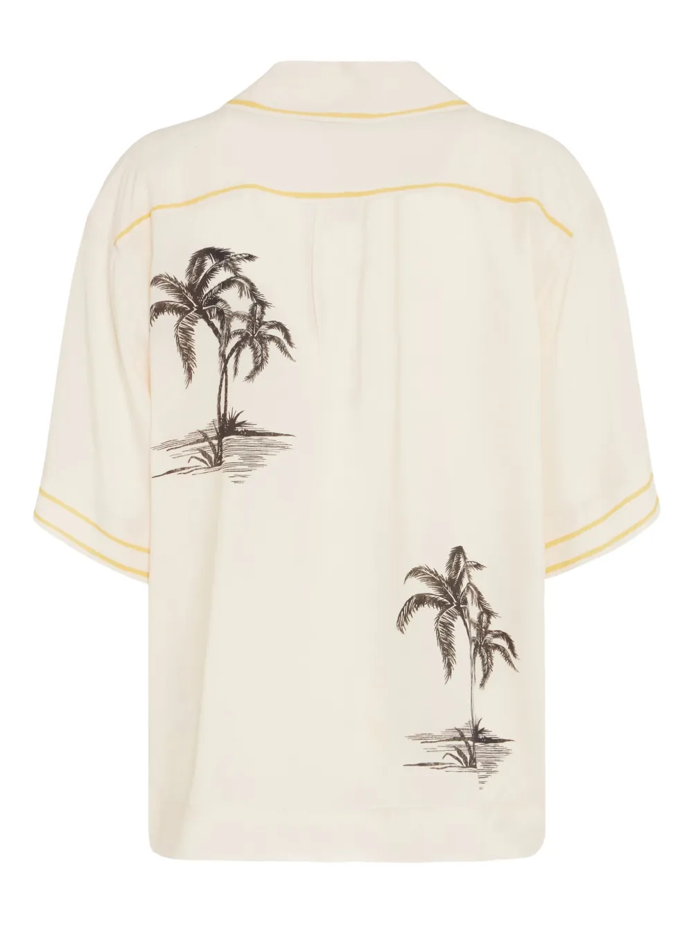 ZIMMERMANN Blouse met print Beige