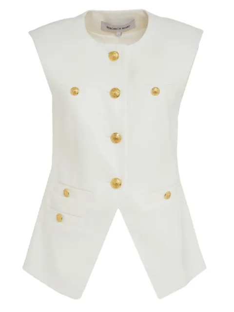 Veronica Beard button-fastening gilet 