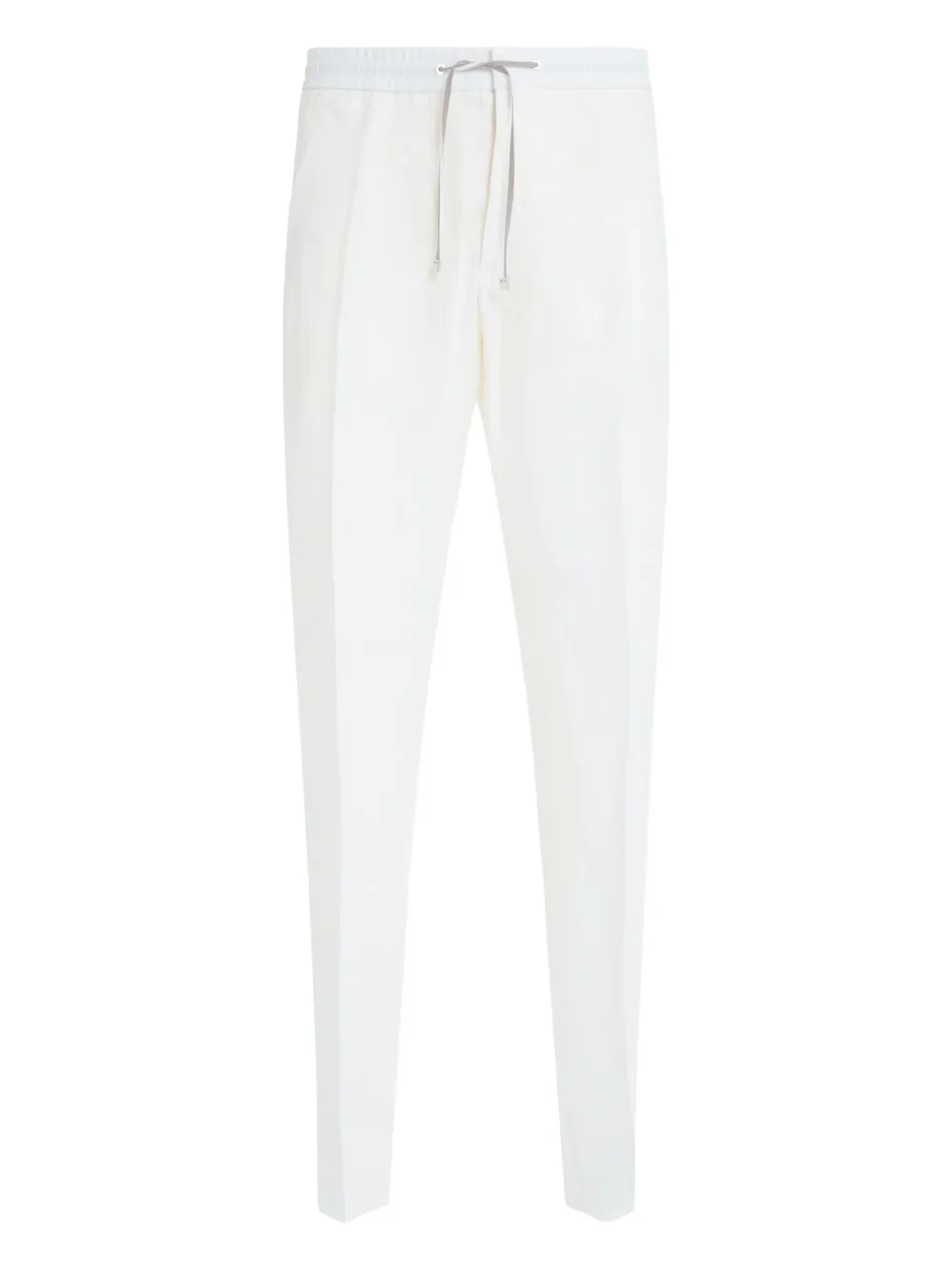 Brett Johnson drawstring-waist linen trousers - ニュートラル Brett Johnson drawstring-waist linen trousers - ニュートラル