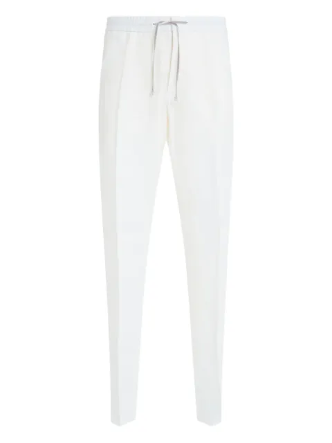 Brett Johnson drawstring-waist linen trousers