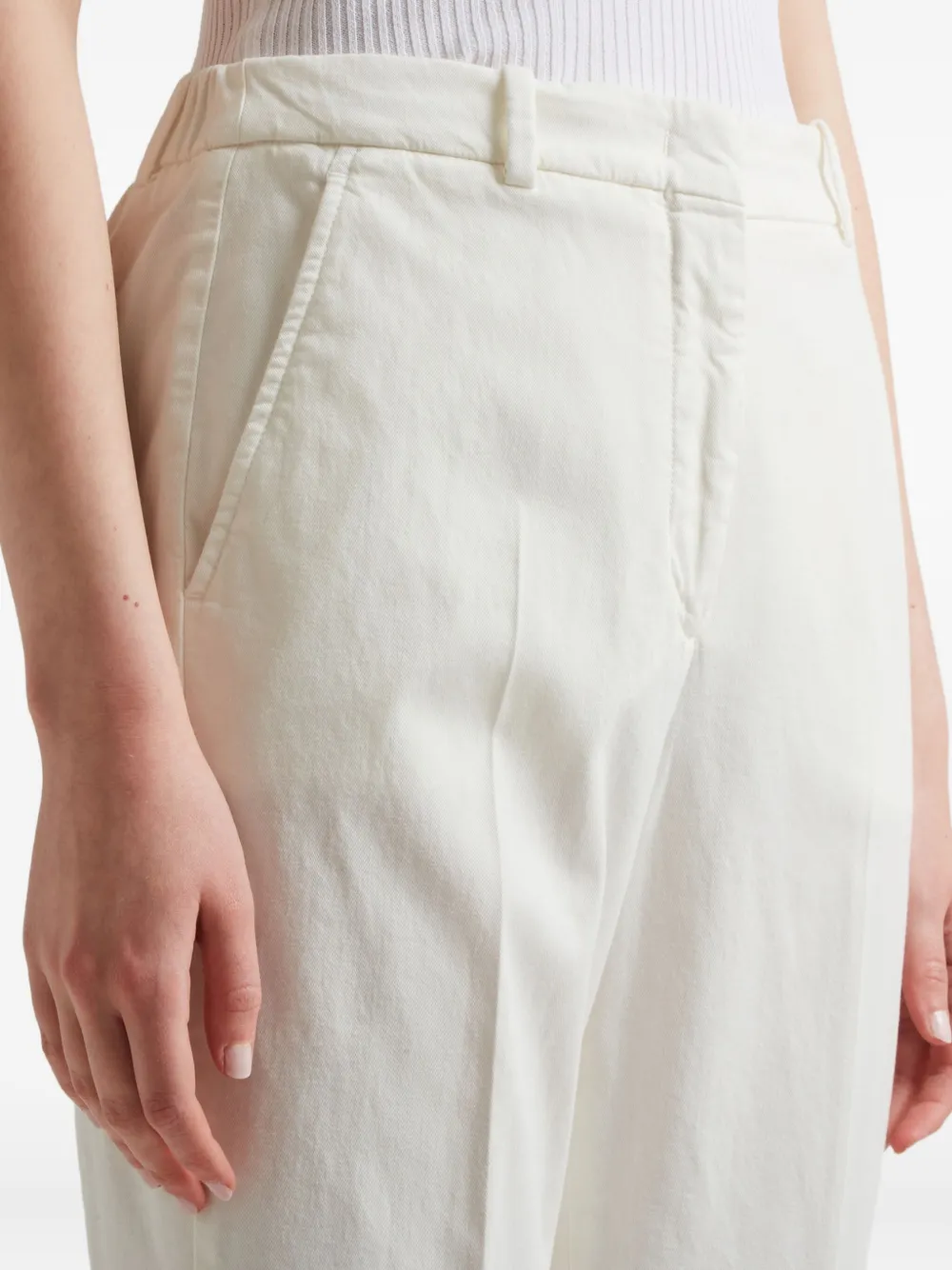 Incotex Wollen broek Wit