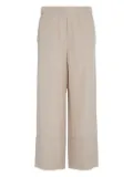 Elie Saab elasticated-waist cuffed trousers - Neutrals