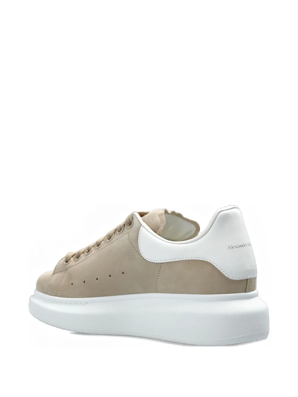 Alexander McQueen suede platform sneakers Neutrals