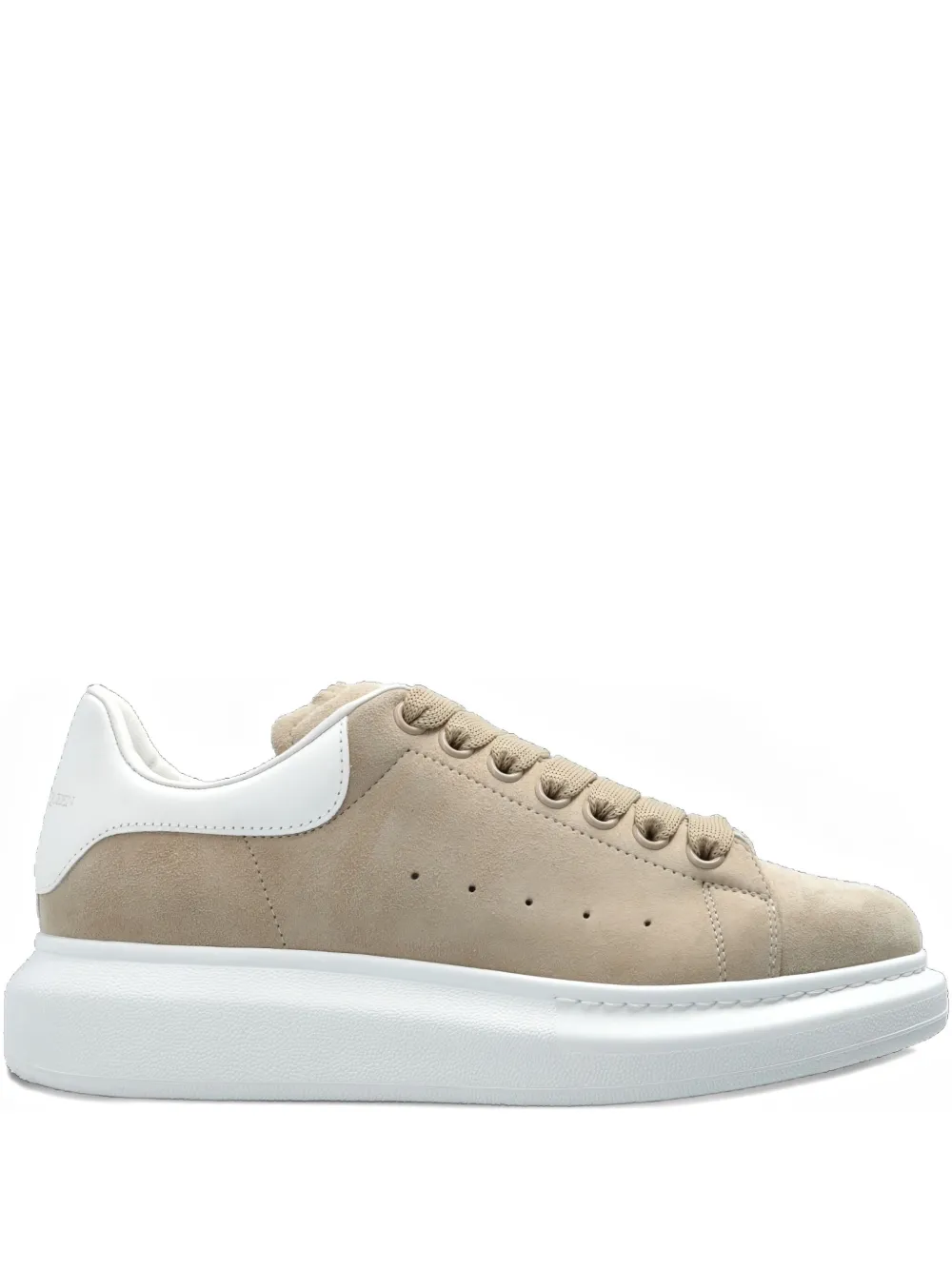 Alexander McQueen suede platform sneakers Neutrals